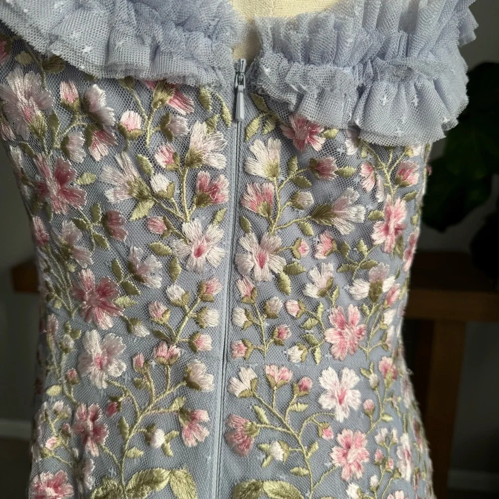 Posy Pirouette One-Shoulder Ankle Gown Needle & Thread - Picture 12 of 13